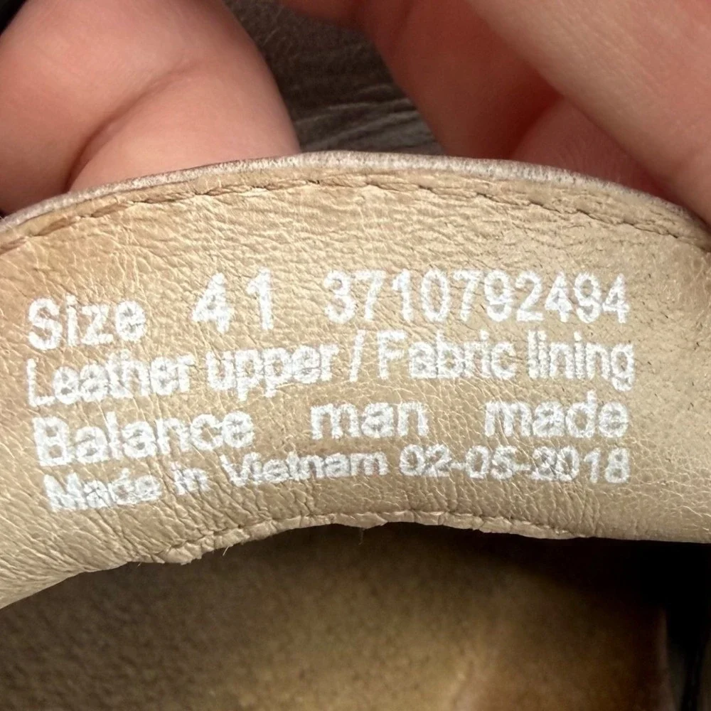 Dansko leather block